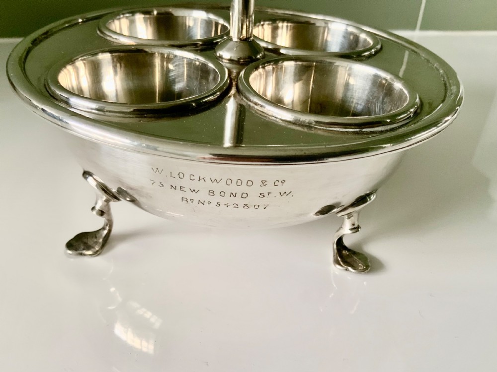 Silver plated egg warmer - Lockwood & Co View II