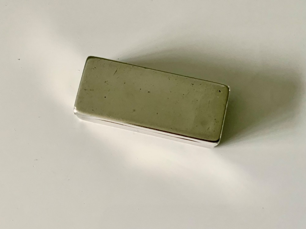 Georgian snuff box - rare makers