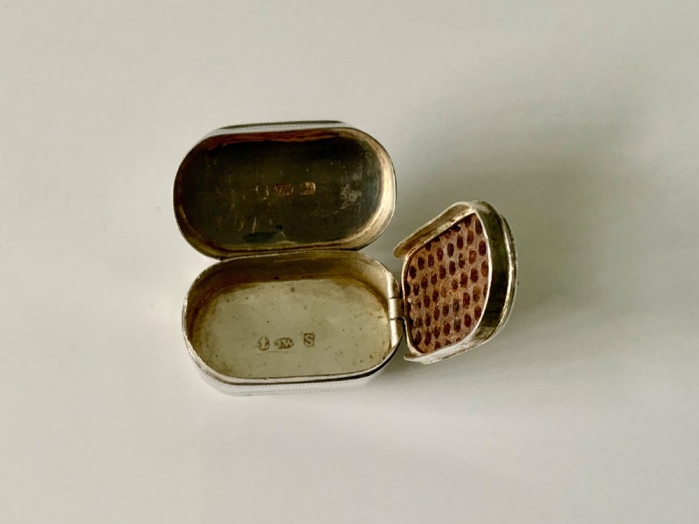 Georgian silver nutmeg grater View III