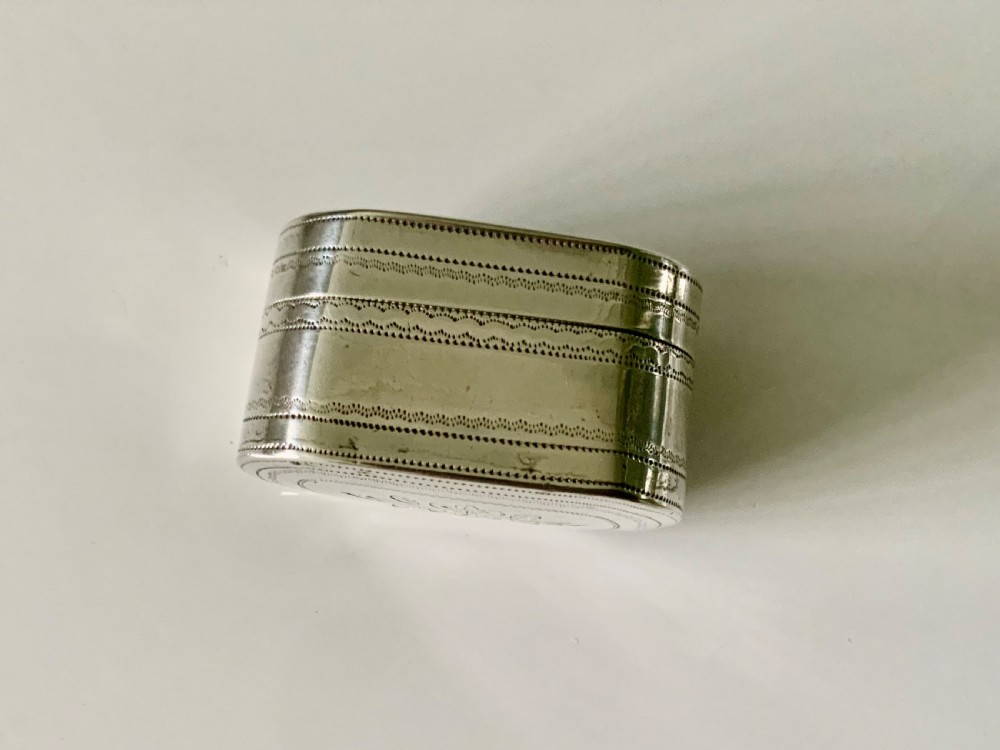 Georgian silver nutmeg grater View V