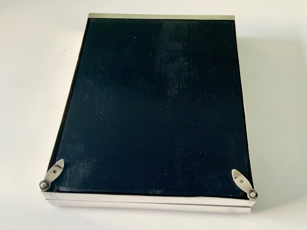 Silver double folding photograph fram View III