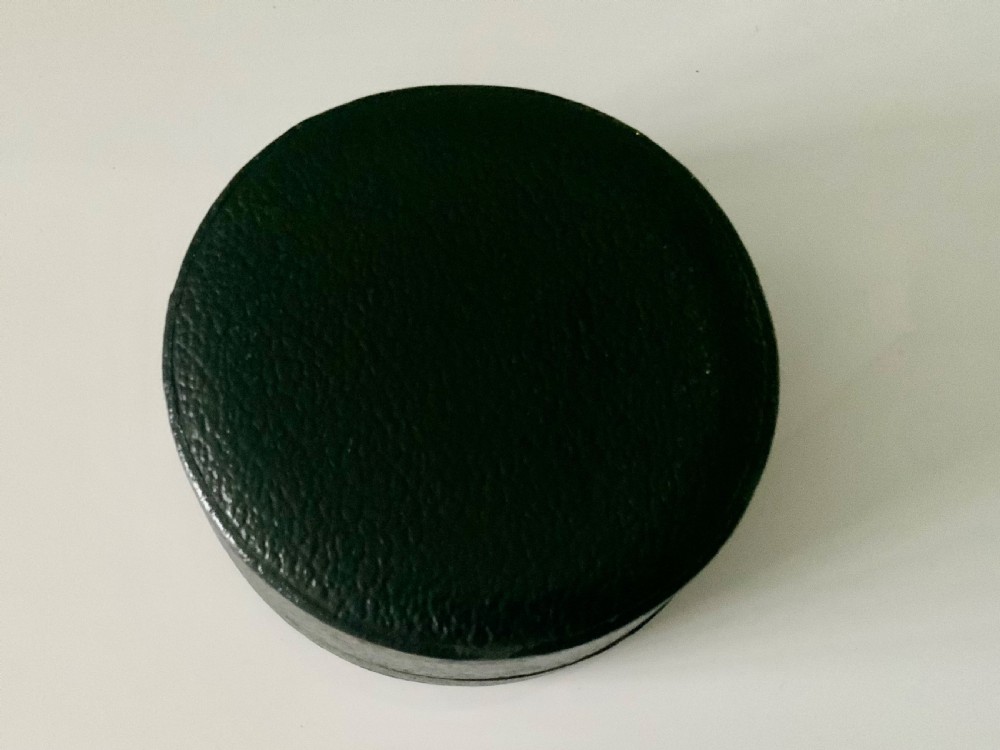 Silver collapsible cup - original case View VIII