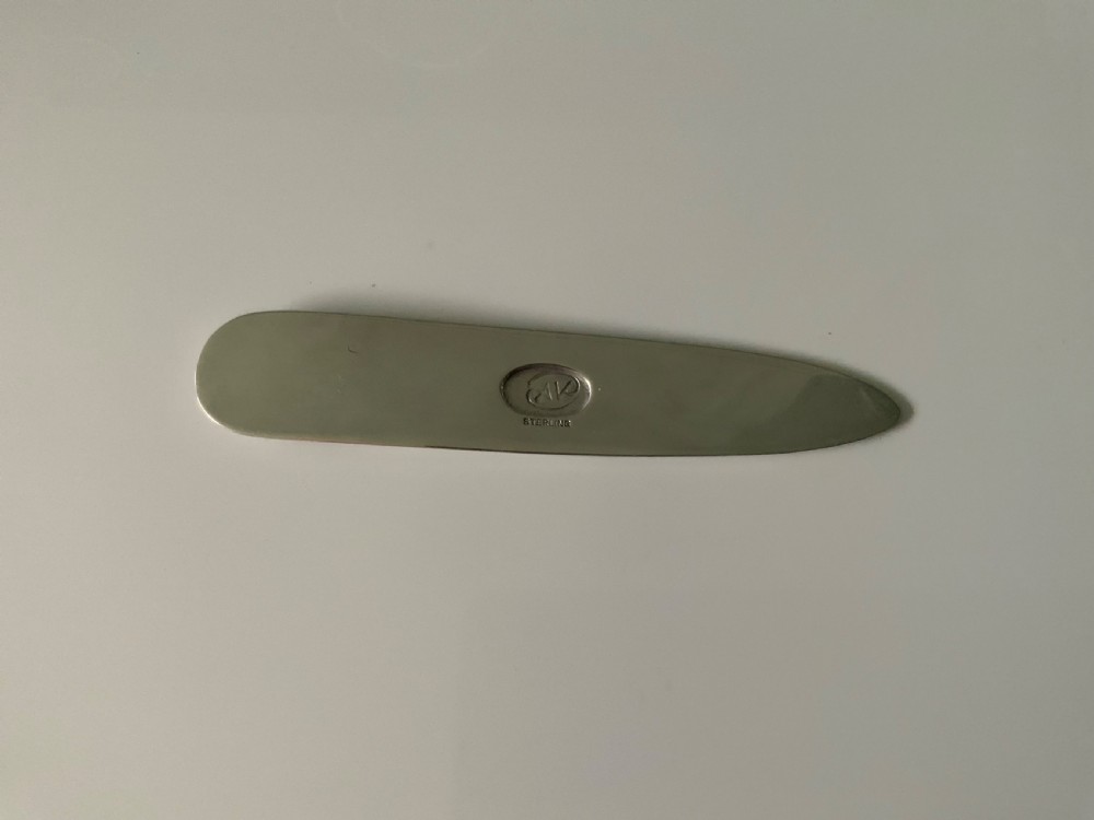 American Arts & Crafts silver bookmark View II