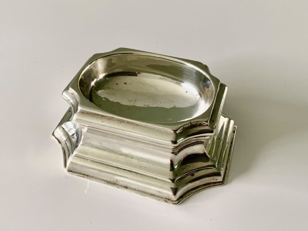 Georgian silver trencher salt