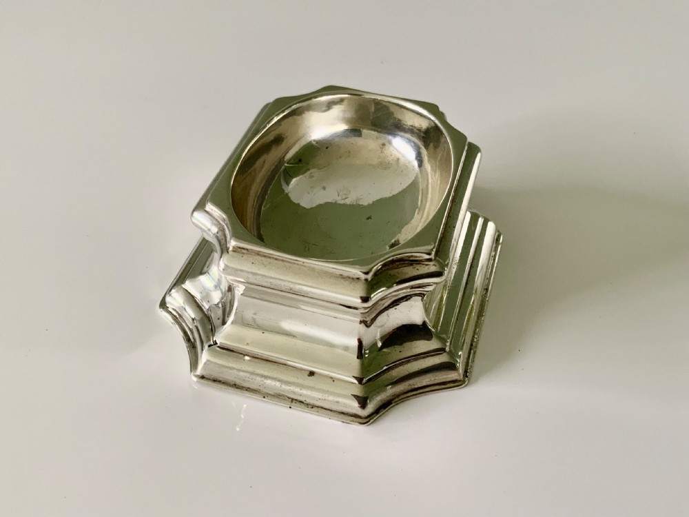 Georgian silver trencher salt View III