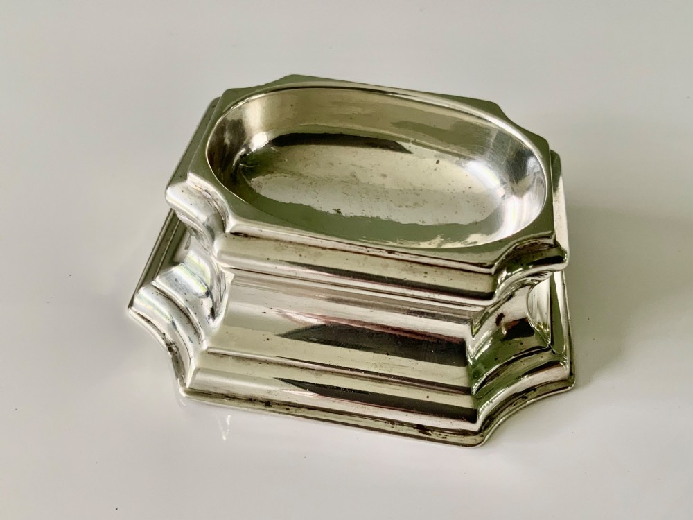 Georgian silver trencher salt View IV