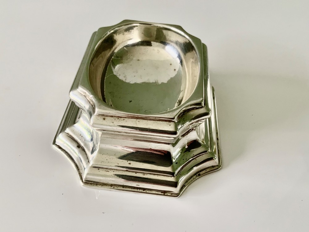 Georgian silver trencher salt View V
