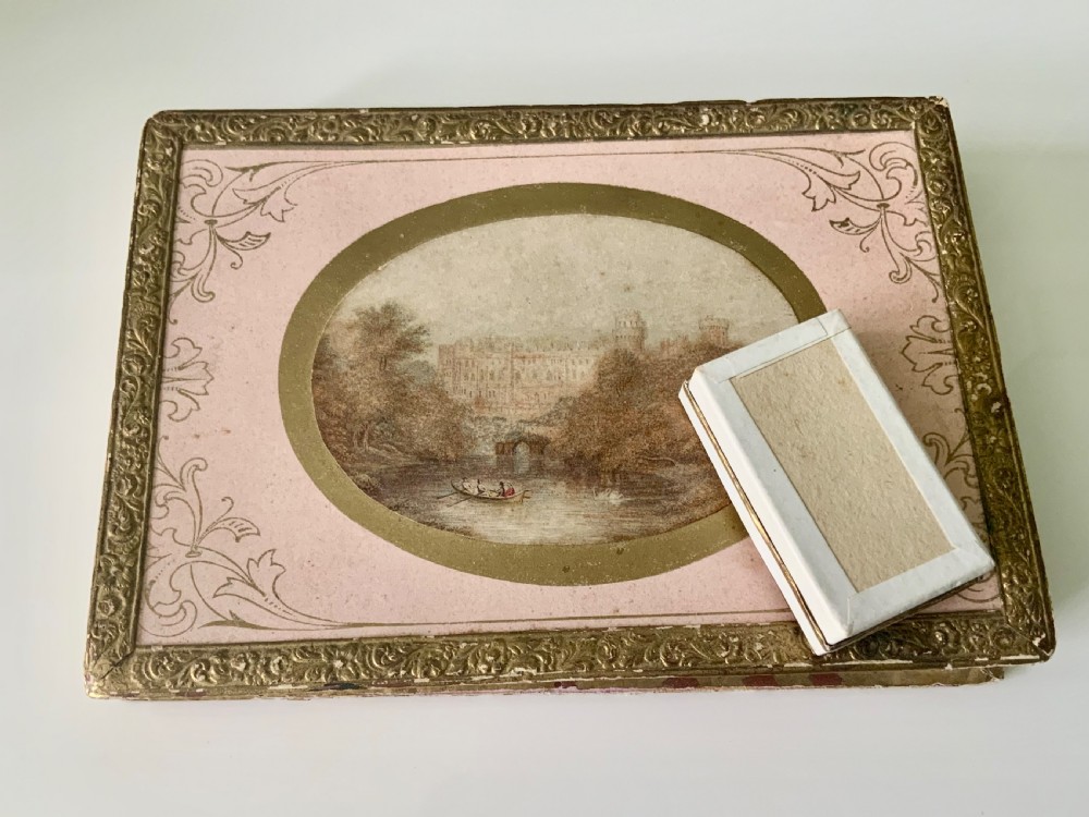 Victorian Baxter needle cases in original box View IV