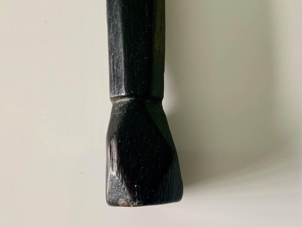 19th century sailors hardwood seam rubber View III