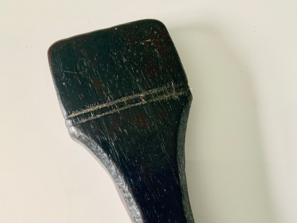 19th century sailors hardwood seam rubber View IV
