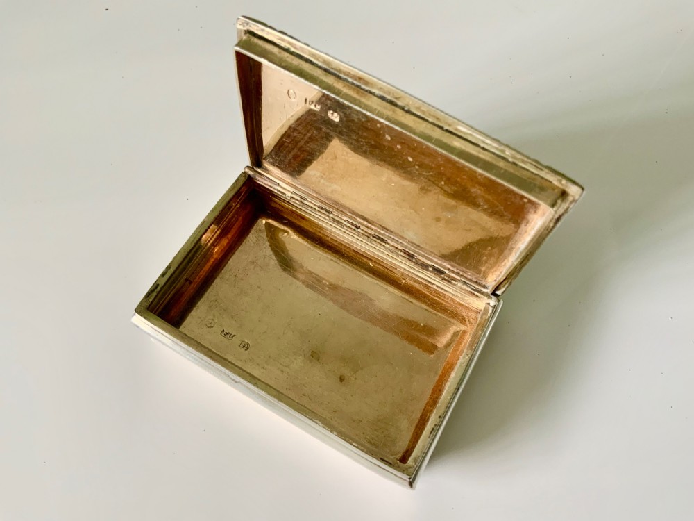 William IV silver snuff box View IV