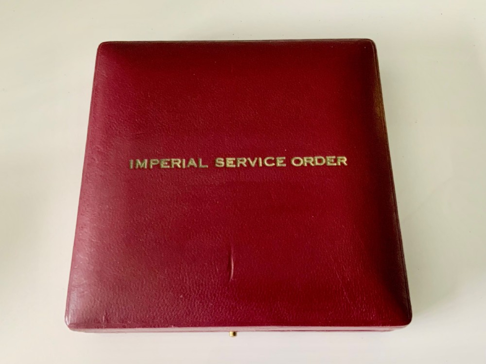 Imperial Service Medal in original leather case View VI