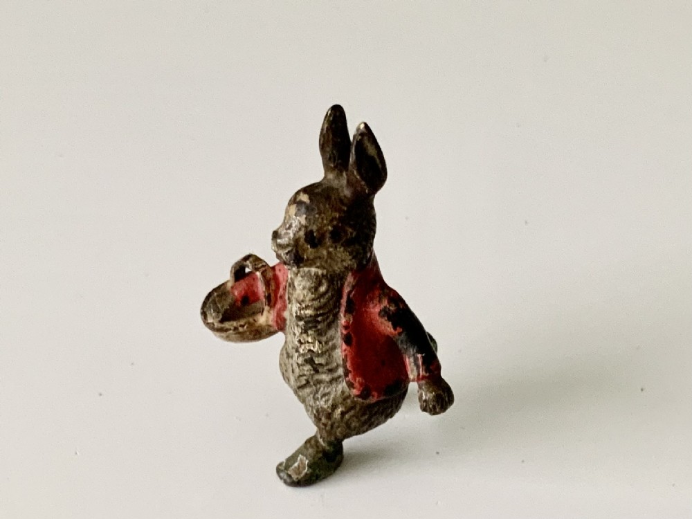 Beatrix Potter Benjamin Bunny - Cold Painted bronze