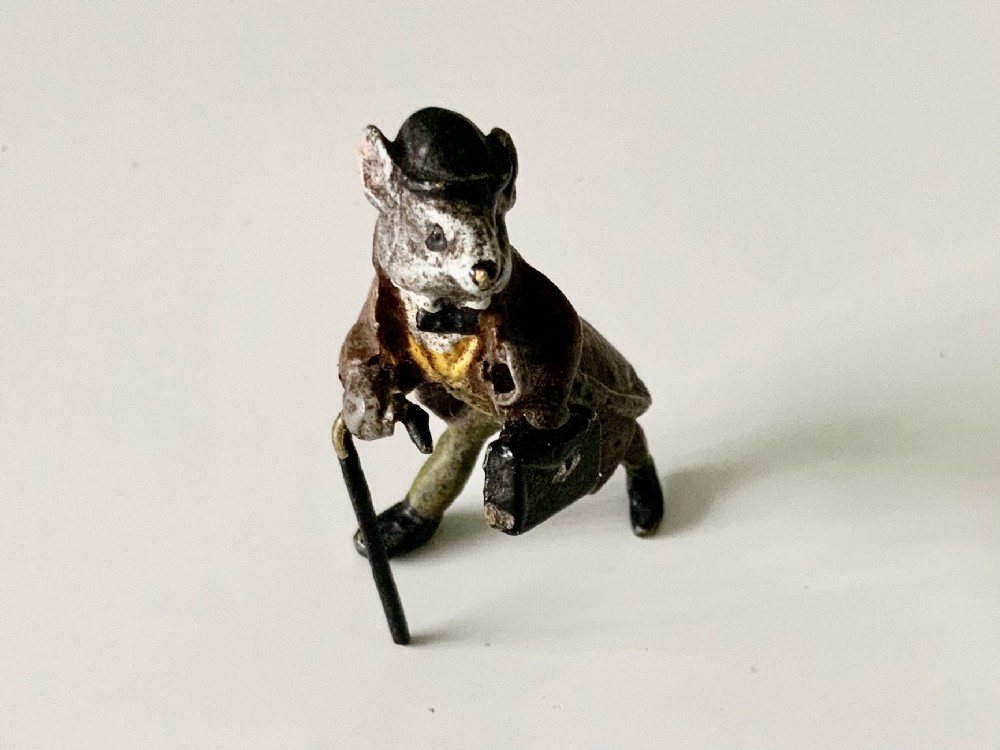 Beatrix Potter - Johnny Town Mouse cold painted bronze