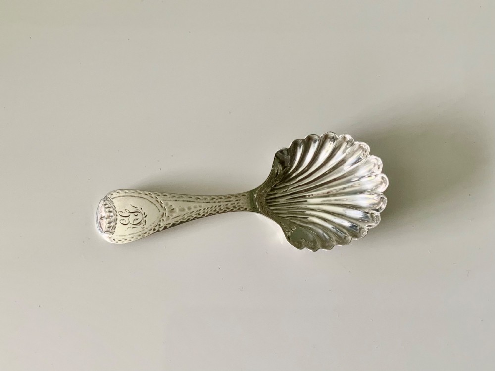 Newcastle silver caddy spoon View II