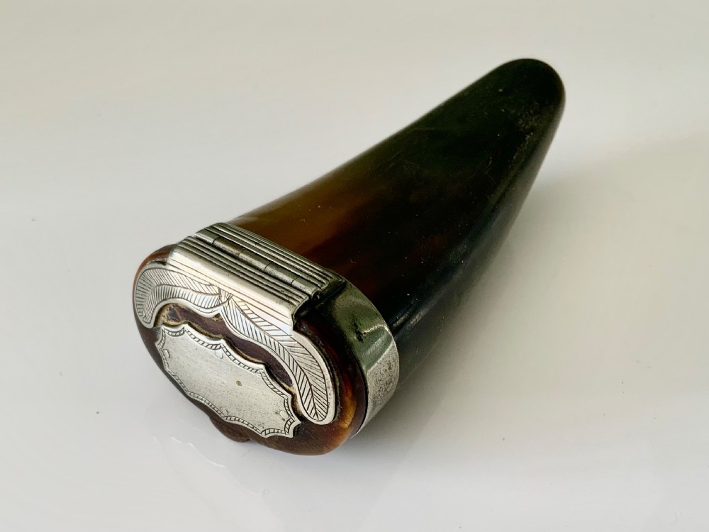 19th century Scottish horn snuff mull