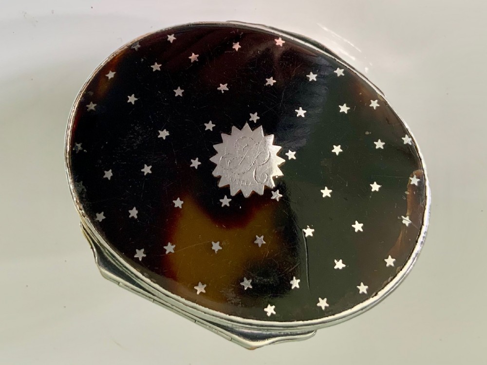 Rare Georgian Terrapin & Silver snuff box View II