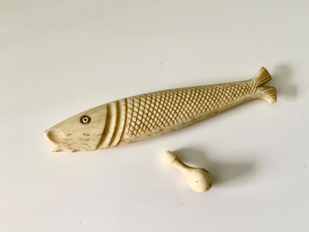 Bone fish needle case & Stanhope View III