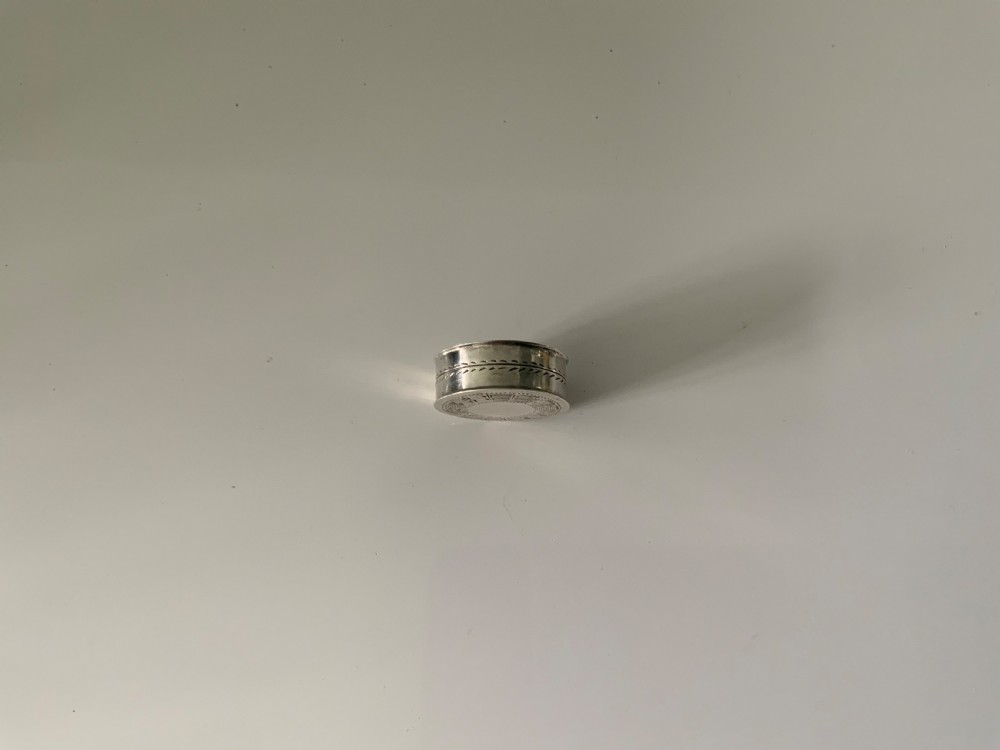 Georgian silver patch box View III