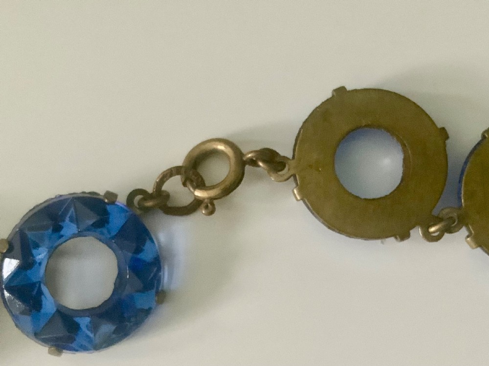 Art Deco Czech Vauxhall glass necklace View VI