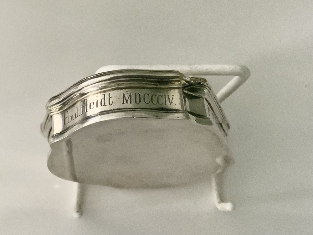 18th Century silver snuff box