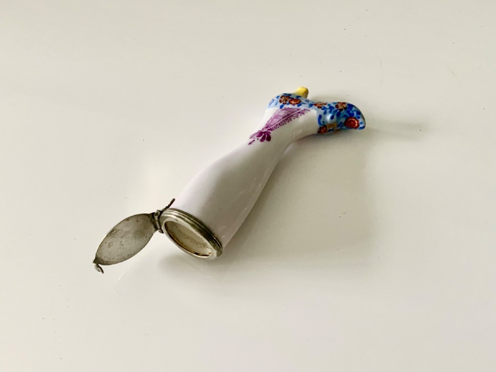 19th century porcelain needle holder View IV