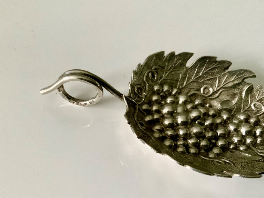 Georgian silver caddy spoon View III