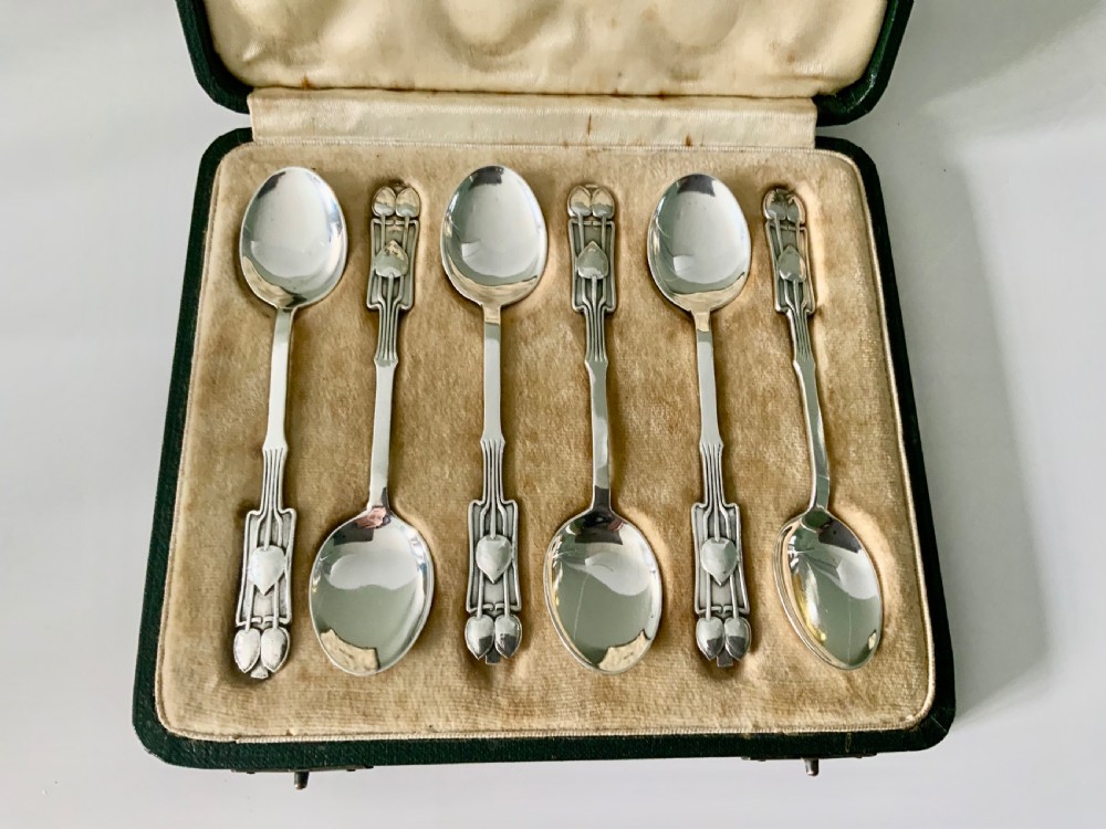 Liberty silver teaspoons - Medea