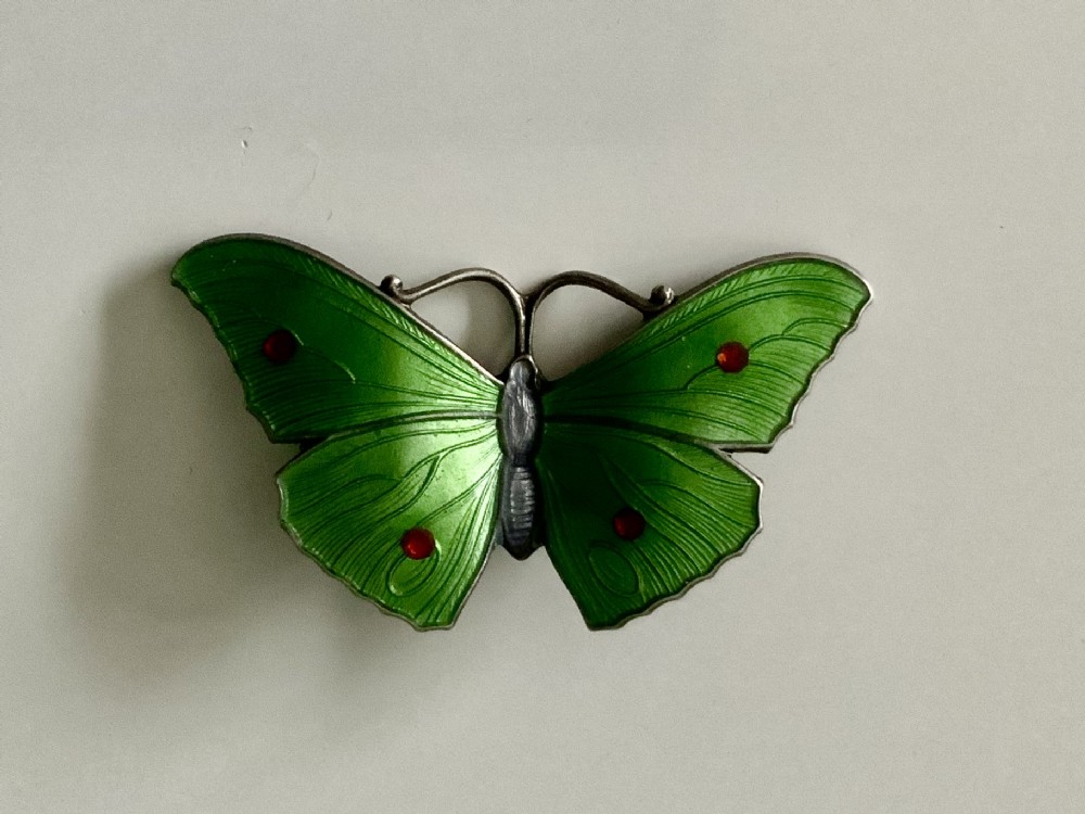 Silver & Enamel Butterfly