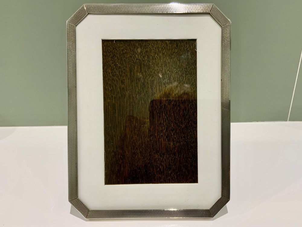Art Deco silver photograph frame