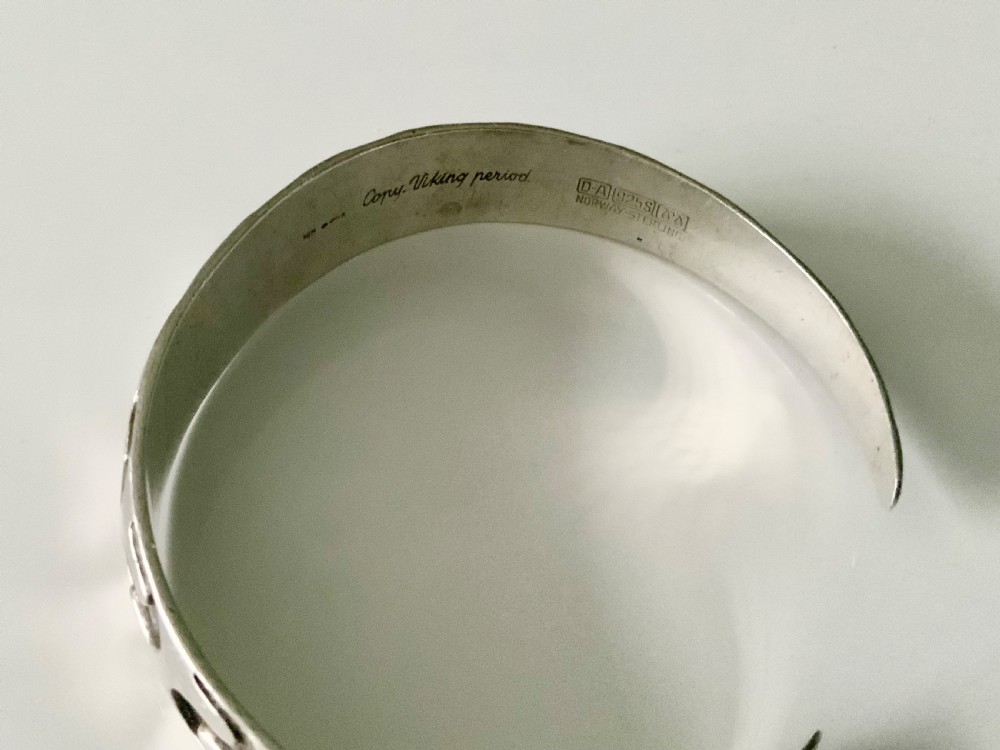 David Andersen silver bangle 1960’s View IV