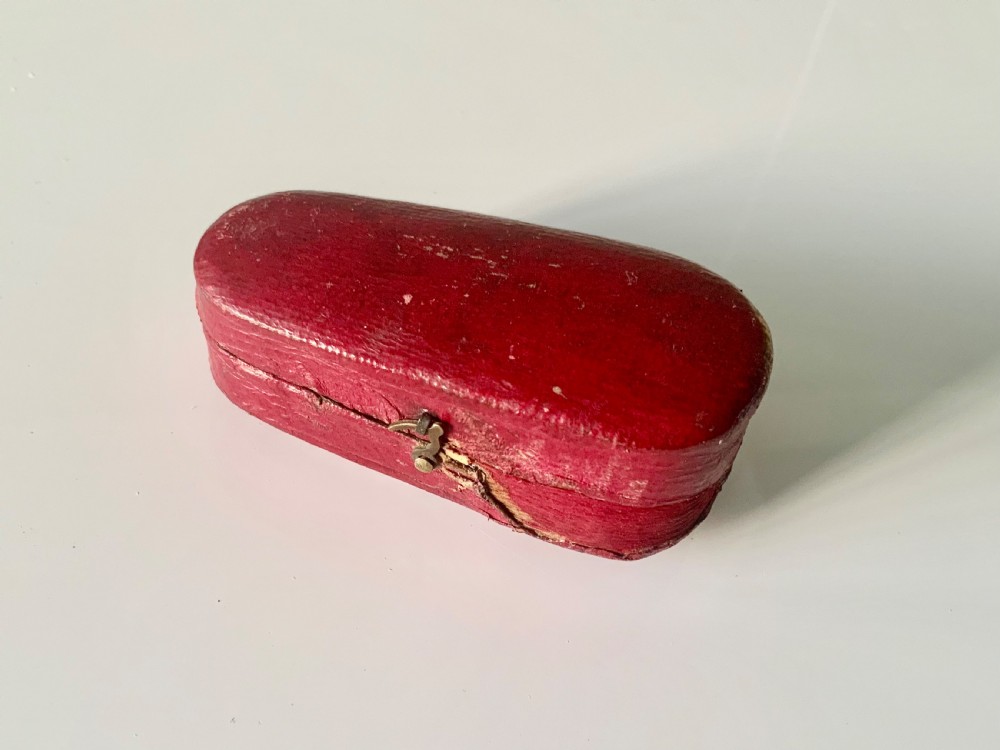Georgian silver filigree thimble, scent bottle, tape measure combination View VII