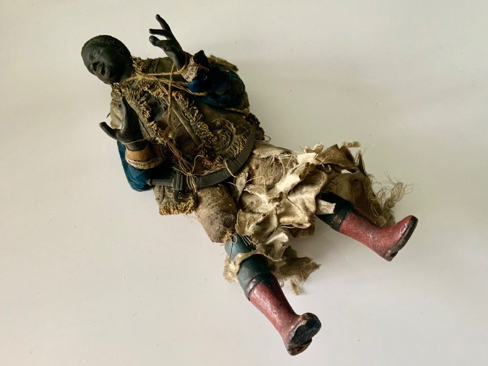 19th century Neapolitan moor crèche figure 