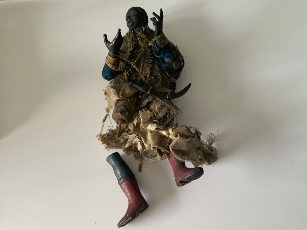 19th century Neapolitan moor crèche figure  View V