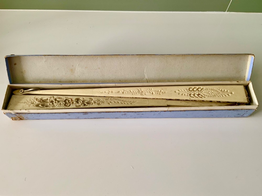 Two late 19th early 20th century bone fans