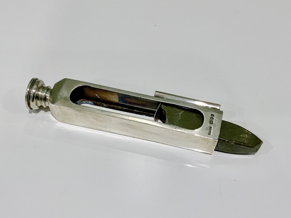 Silver sealing wax holder seal