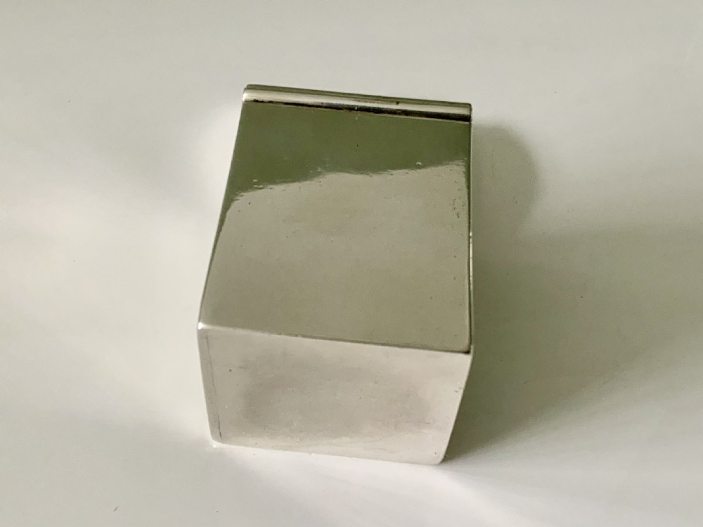 Chester silver box - patience cards  View V