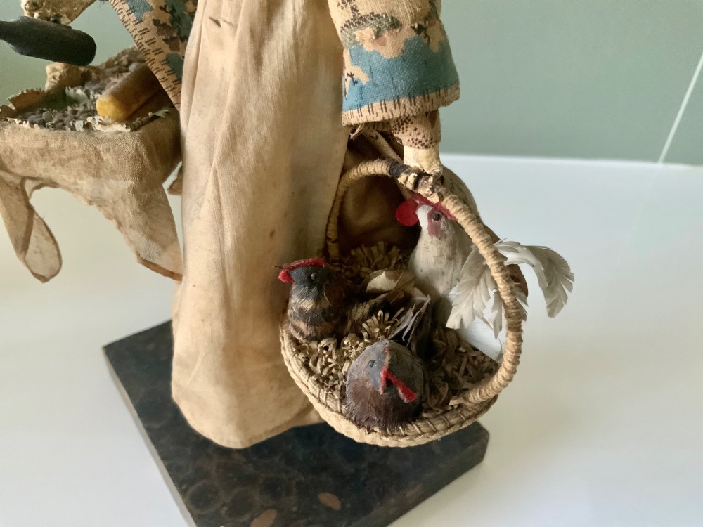 19th century “Neopolitan” figure of a market seller View III