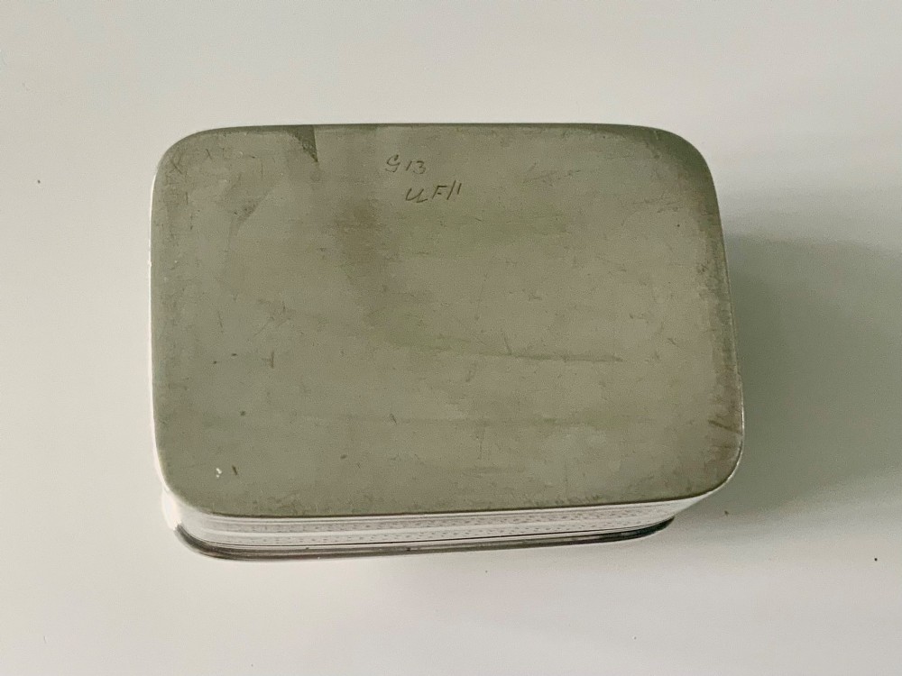 Edwardian silver box cameo inset View IV