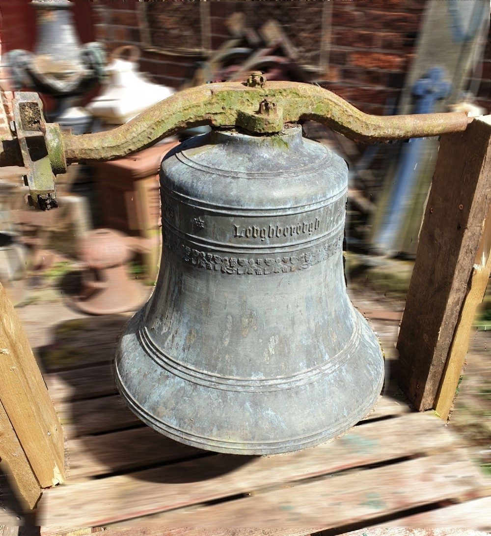 Huge Bronze Bell by John Taylor of Loughborough dated 1908
