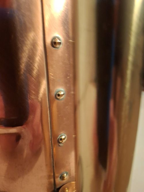 FRENCH COPPER HORTICULTURE GARDEN SPRAYER UPCYCLED LAMP - ADDITIONAL PHOTO 3