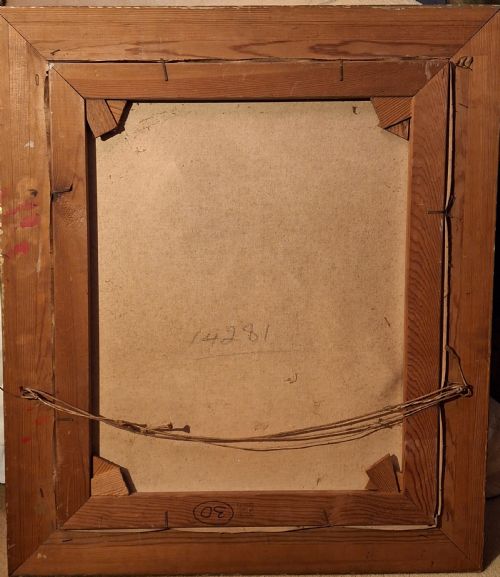 ROBERTO VENTURI 1846 1883 OIL PAINTING ON CANVAS - ADDITIONAL PHOTO 6