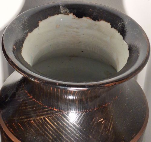 JAPANESE PORCELAIN VASE WITH LACQUER OVERPAINT CIRCA 1880 - ADDITIONAL PHOTO 8
