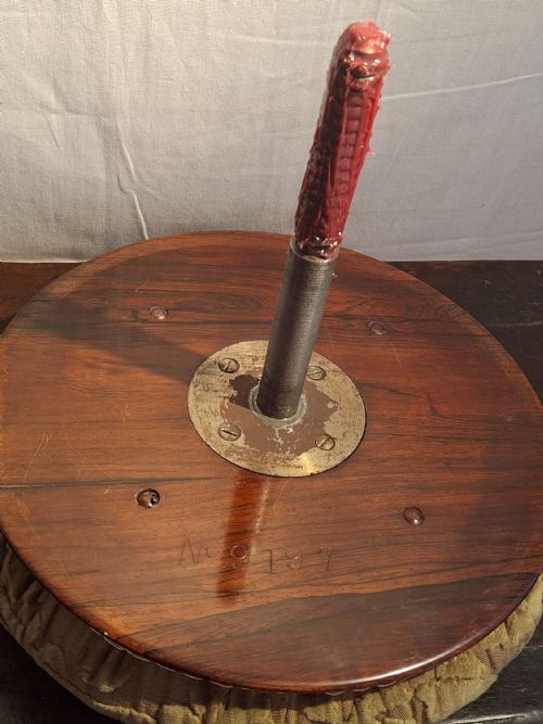 JAMES SHOOLBRED CIRCULAR PIANO STOOL C1900 - ADDITIONAL PHOTO 4