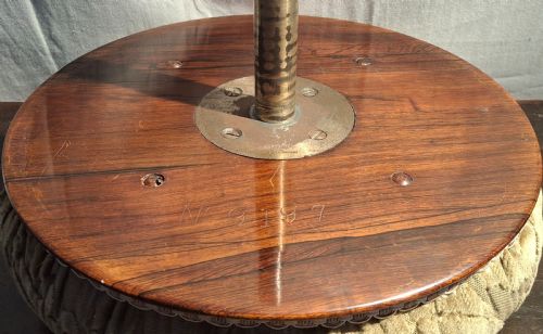 JAMES SHOOLBRED CIRCULAR PIANO STOOL C1900 - ADDITIONAL PHOTO 8