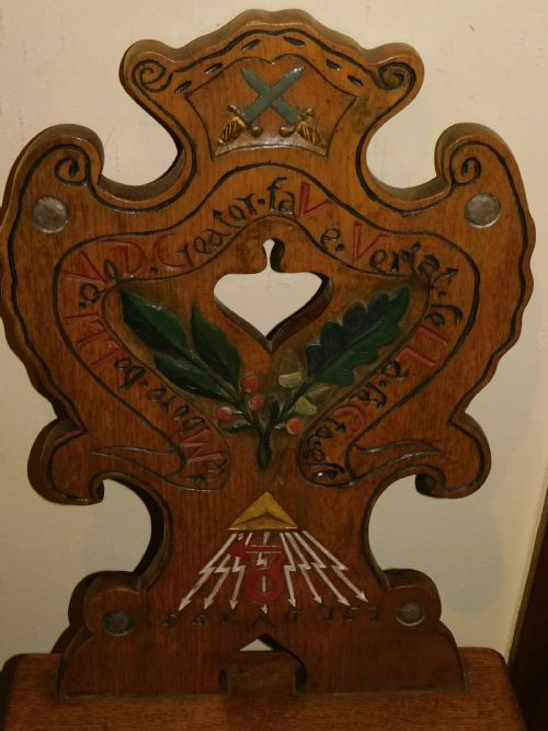 MATCHING PAIR AUSTRIAN HUNGARIAN FOLK CHAIRS CIRCA 1880 - ADDITIONAL PHOTO 1
