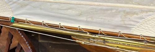 HUGE HAND BUILT RACING POND YACHT CIRCA 1900 - ADDITIONAL PHOTO 7