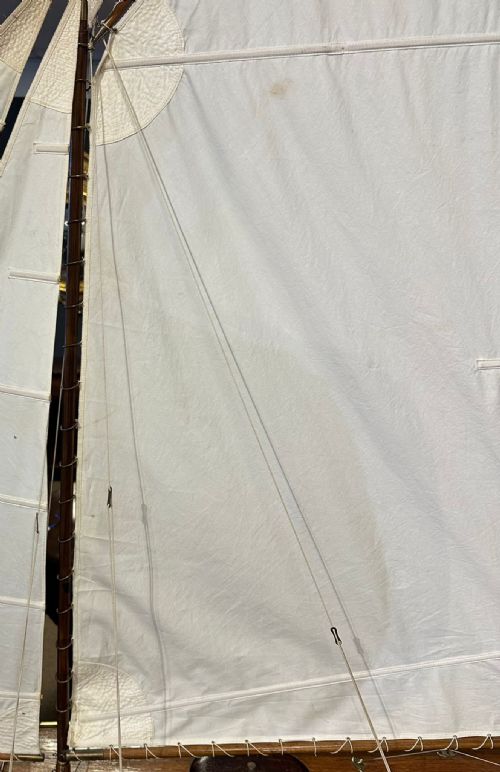 HUGE HAND BUILT RACING POND YACHT CIRCA 1900 - ADDITIONAL PHOTO 11