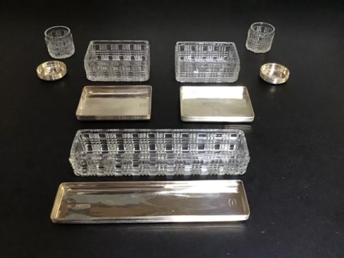 RARE ASPREY COROMANDAL VANITY CASE WTTH CRYSTAL CUT BOTTLES TRAYS 1862 - ADDITIONAL PHOTO 6
