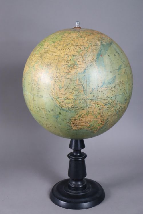 GERMAN RATHS PHYSIKALISCHER PHYSICAL DESK GLOBE DATED 1950 - ADDITIONAL PHOTO 3